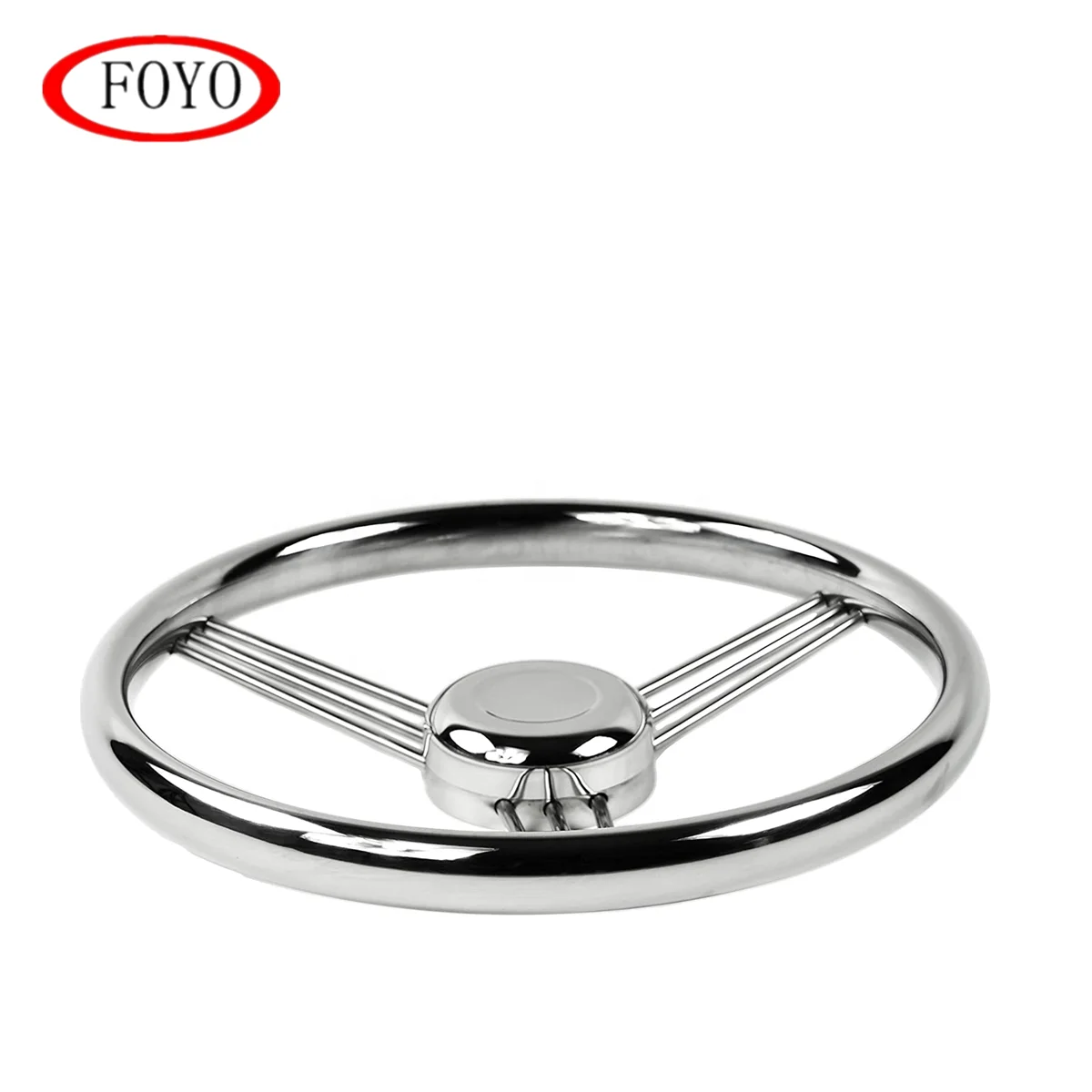 Полированная Морская Лодка Foyo, 13,5 дюйма, нержавеющая сталь, 9 спиц, рулевое колесо для яхты