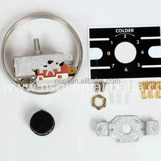 China hot selling ice machine household freezer car air-conditioner temperature capillary thermostat automatic controls