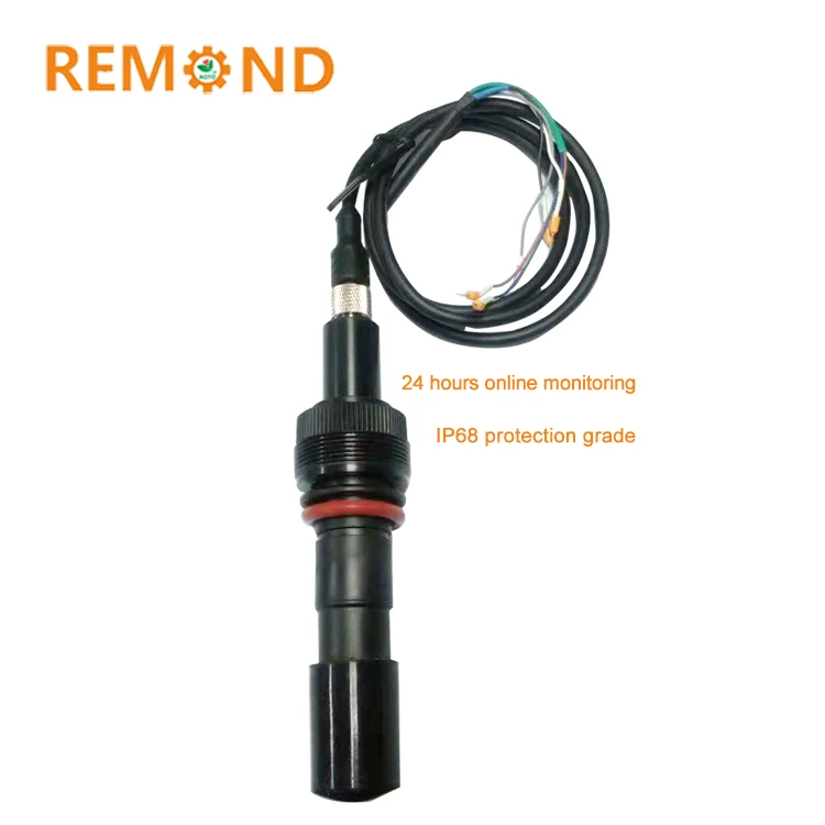 Online Conductivity Probe RS485 EC Sensor Electrode  Salinity Sensor TDS Probe Conductivity Sensor 4 20ma
