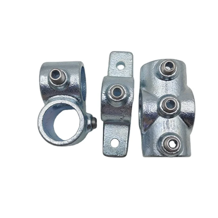 Quick clamp Cast Iron Durable Precise Dimensions Sleeve Pipe Fitting 90 Degree key Clamp on Crossover