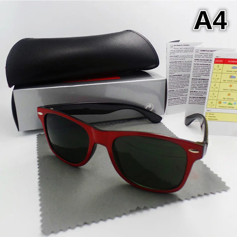 Sunglasses Brand designer Sunglasses Men Women  Ray Band Sun Glasses UV400 Fashion Cheap Sport Sunglasses with Box