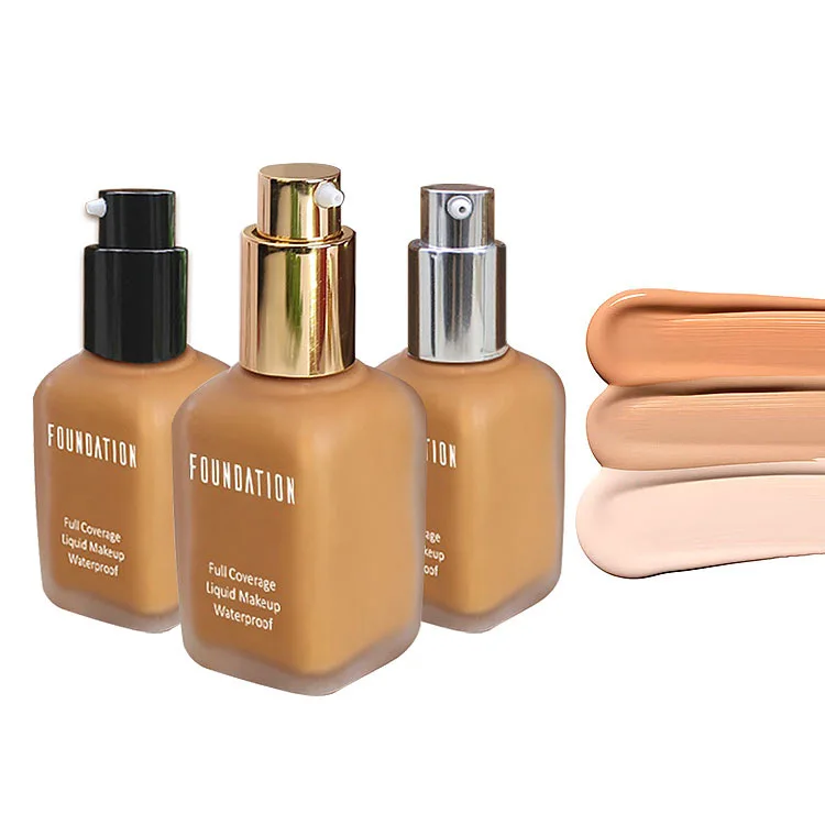 Best Brand Oil Free Long Wear Cosmetic Luxury Foundation Private Label Foundation Makeup For Dark Skin