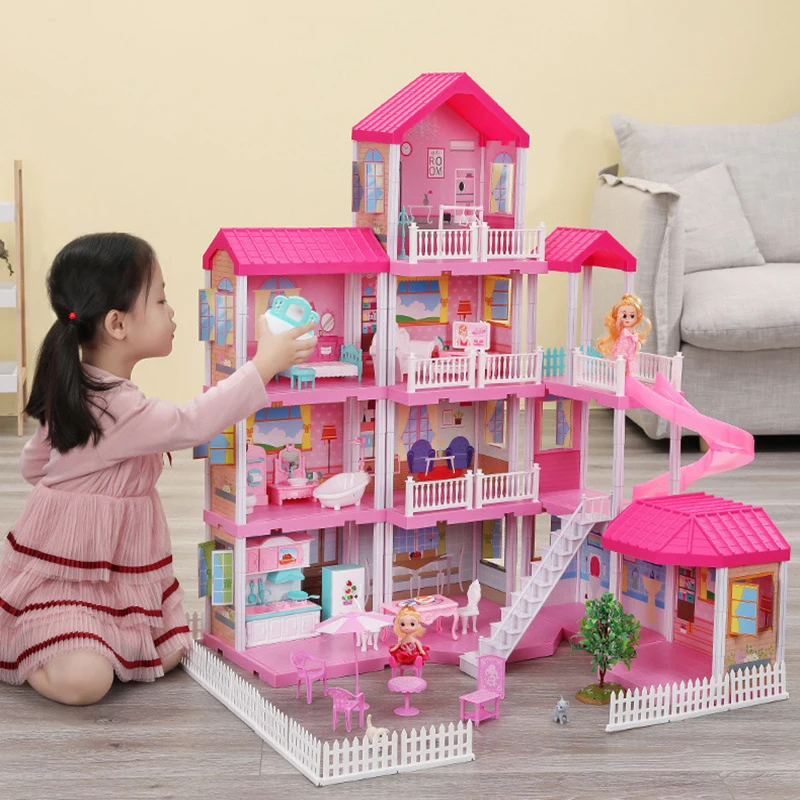 2021hot sell doll house furniture kids and high quality play house stuff for kids outside