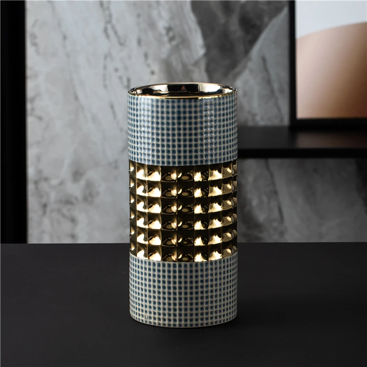 Nordic Minimalist Custom Creative Bud Porcelain Vase Hotel Ornaments Tabletop Decorative Ceramic Vases for