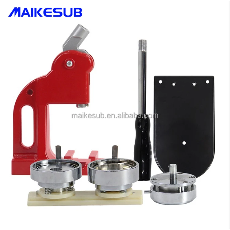 Button Maker Badge Press Machine +mould 44mm 58mm 75mm