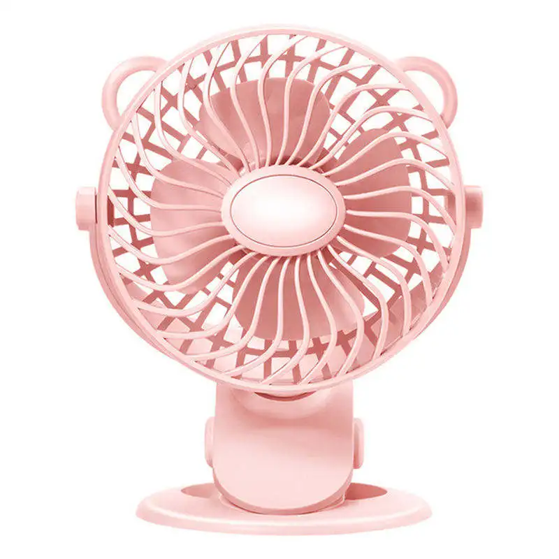 2024 new Summer high quality USB rechargeable 360 degree desk mini clip fan for office and school
