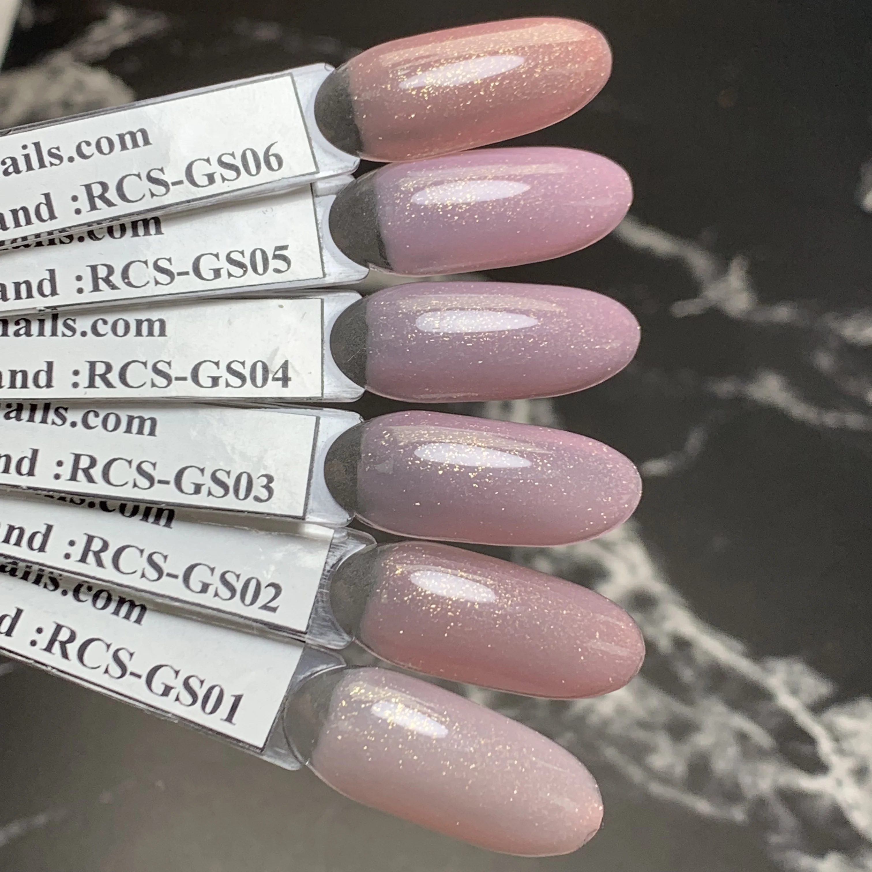 Shimmer Rubber Base Gold Sand nail polish professional nails salon product for French manicure nude pink color 2 in 1