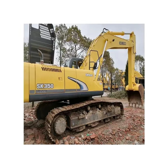 Б/у Гусеничные экскаваторы Kobelco SK350 в хорошем состоянии 35тонный гидравлический экскаватор SK350D большой подержанный