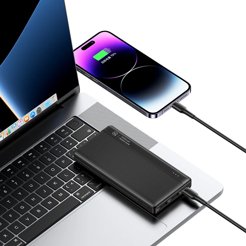 USAMSPortable USB Mobile Phone Charger Power 10000mah Mini Power Banks Portable Mobile Charger Slim Power Bank 10000mah