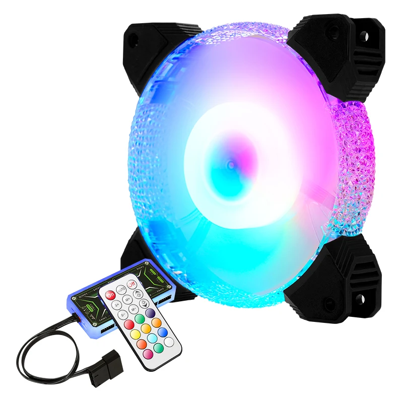 water cooling cooler rgb led fan gaming cpu computer pan pc cooler 120mm small 6pin