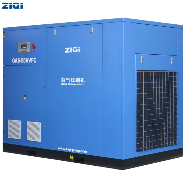 0.7Mpa 0.8Mpa 1.0Mpa 1.3Mpa Industrial High CFM 45Kw 60Hp 220V 380V 415V 440V Three Phase Stationary Rotary Screw Air Compressor