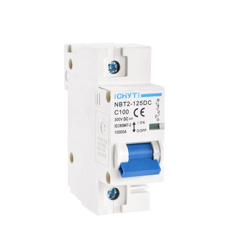 2024 New DC MCB Solar Breaker 2 Pole 125a 100a DC Circuit Breaker