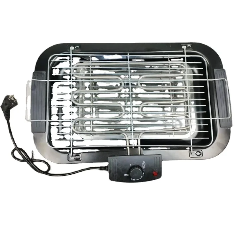 SIUHAAU Household Stainless Steel Multifunctional Five-Speed Electric Grill Griddle Temperature Control Smokeless Design Direct