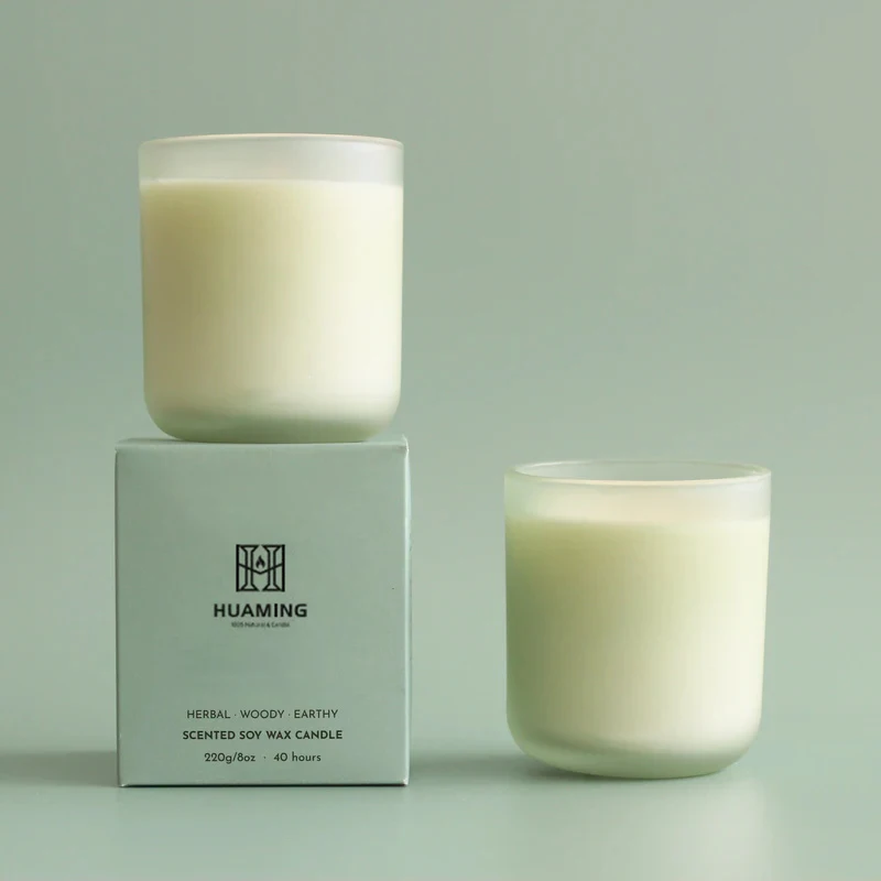 Luxury Organic New Portable Private Label Candle Home Fragrances Diffuser Gift Set Scented Candles With Crystals And Meaning