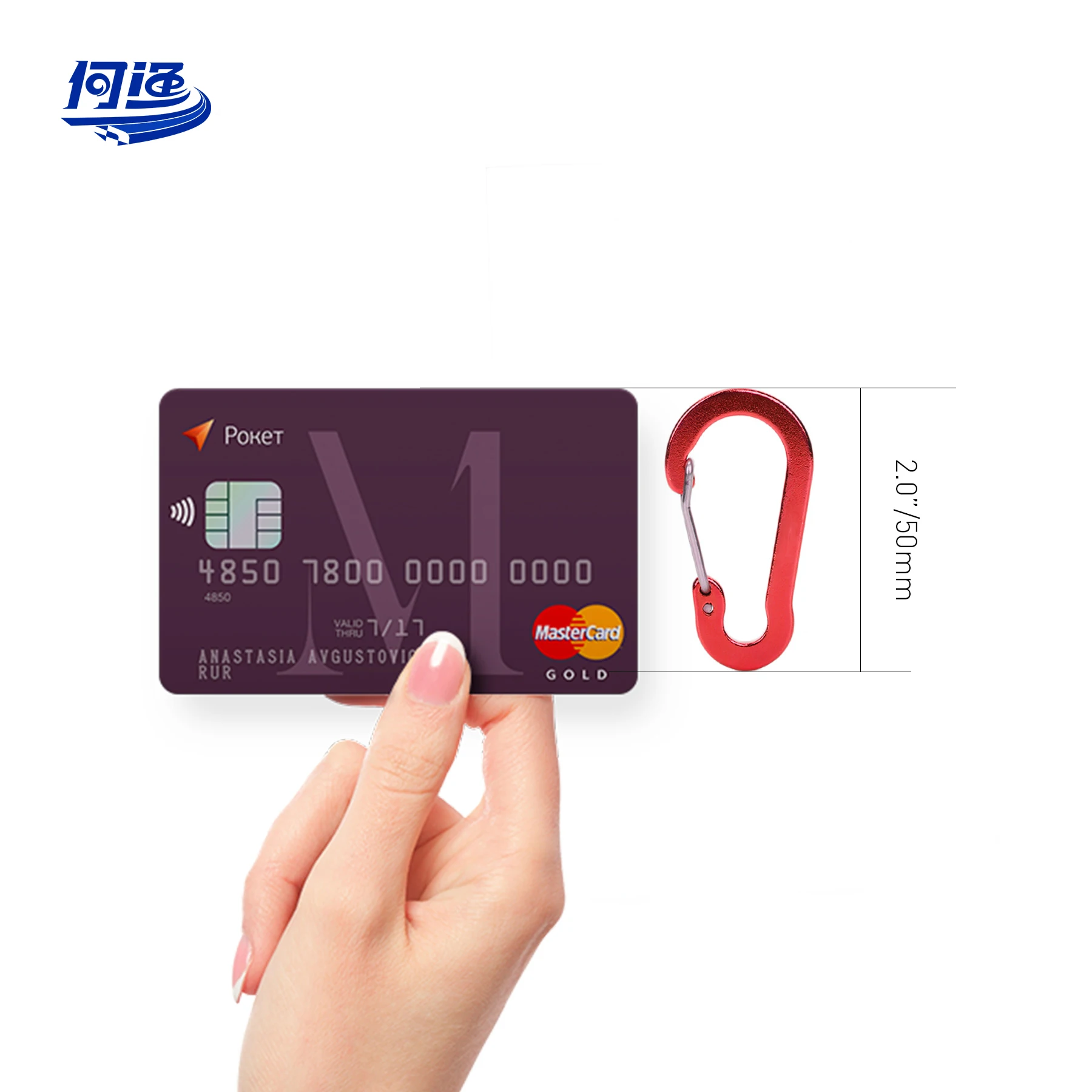 Multitool Keychain Argent 5cm 6inch Camping Hooks Dog Leash Camping Hiking Keyclip Carabiner Clips