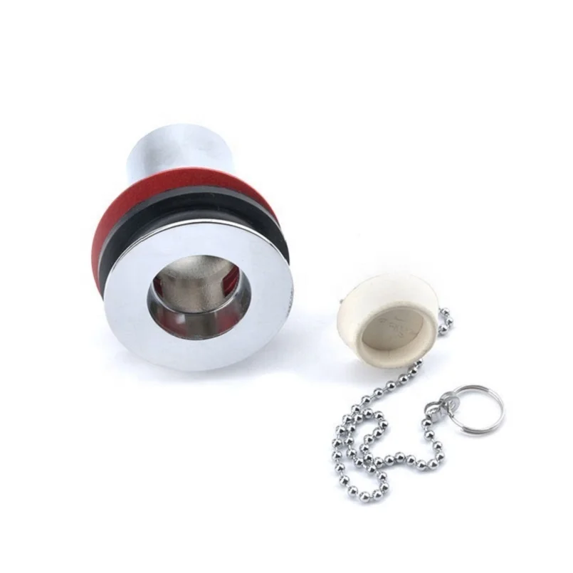 Высокое качество хромированная отделка Умывальник всплывающих отходов штепсельная вилка с резиновой пробкой