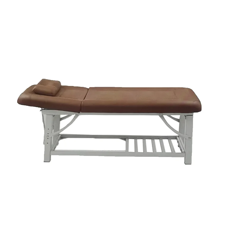 QFP-M5011 Stainless Steel PU Leather Facial Spa Bed Massage Table