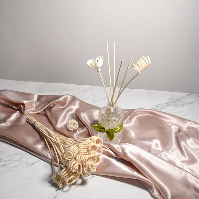 Natural Decoration eco friendly Curly Shaped Rattan Reed Diffuser Stick for Flameless Home Fragrance Reed Diffusers