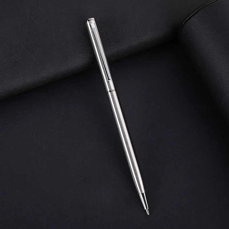 BSBH 2024 New Trend Luxury Ballpoint Pen Business Metal Slim Logo Pen Custom Gifts Office Advertising Metal Ballpoint Pens