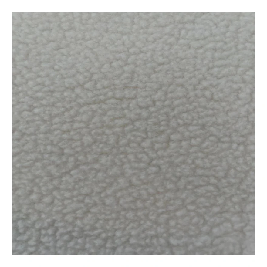 Hot sales 100%polyester single lamb fleece fabric lamb wool fabric keep warm sustainable for Garment coats