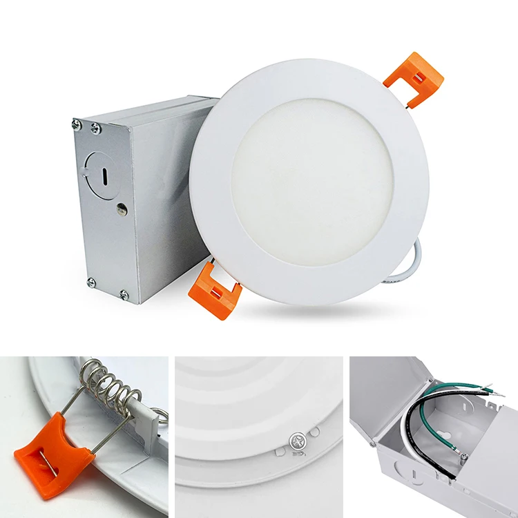Прямая Продажа с фабрики алюминиевая круглая Светодиодная панель 3cct 5cct 9 Вт 12 Smd