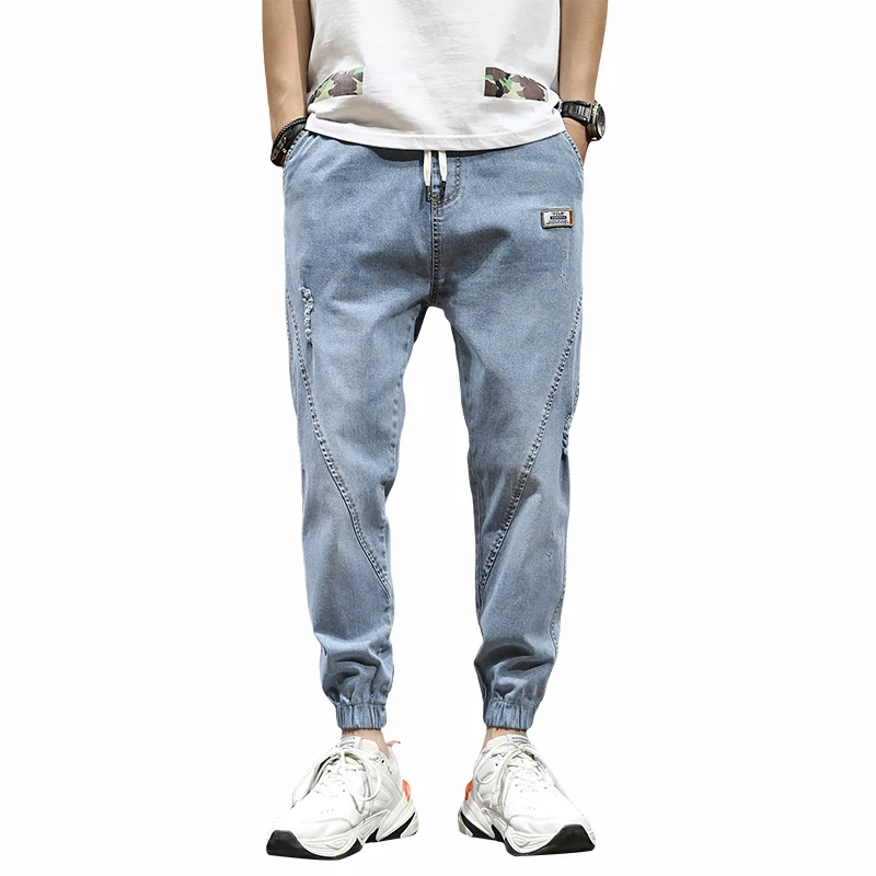 
wholesale casual cotton jeans for men fashion trend jeans baggy jeans men 
