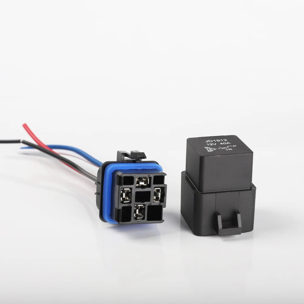 4 pin Water proof 40A relay automotriz and harness