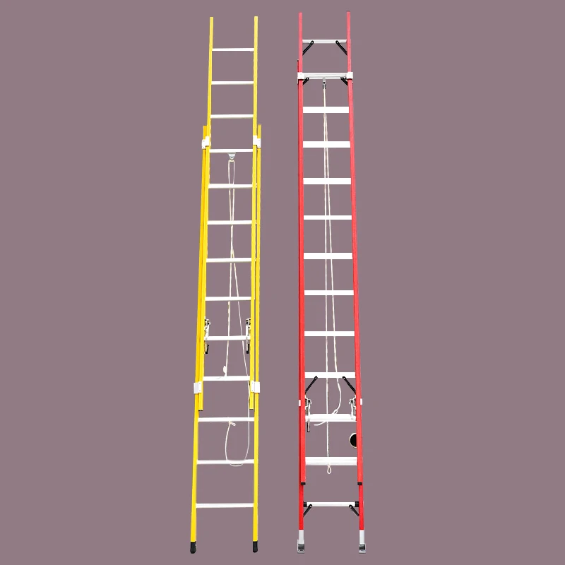 7.2 m 28- foot glassfiber extension ladder with capacity 330 pound