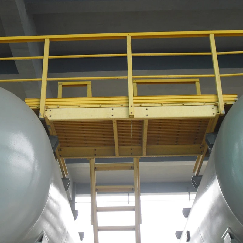 Коррозионно-стойкая полная конструкция Frp система Frp поручни и лестничные перила Поручни и перила Frp