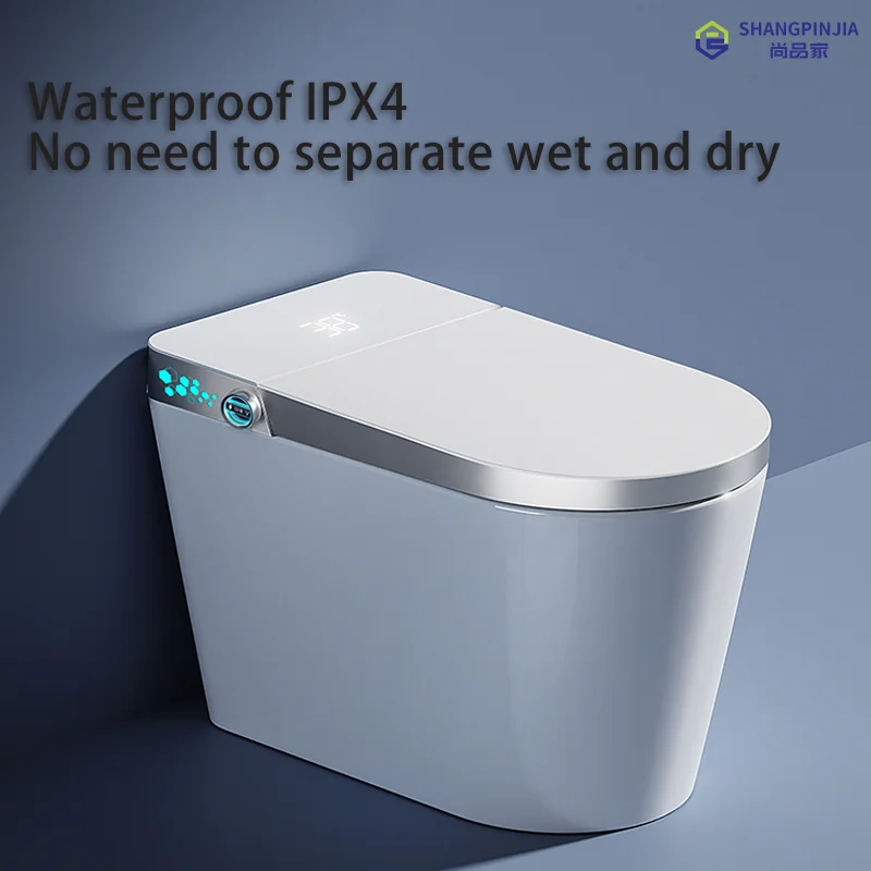 2022 Fashion Modern Bathroom Smart Toilet Bidet Sanitary Ware Automatic Toilet Ceramic Intelligent Intelligent Toilets