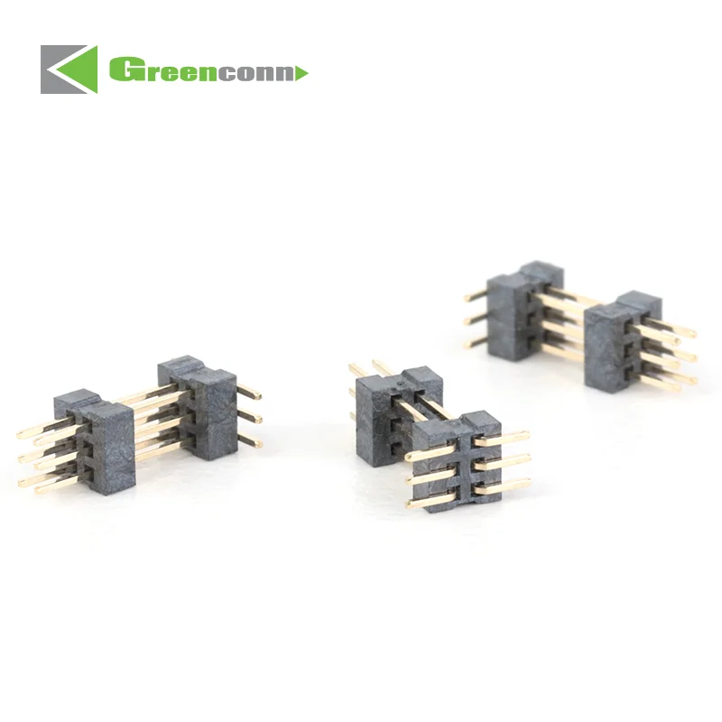 electrical connector manufacturer male Head 1.00MM Double Rows SMT Type Base Connector single pin header  pin header  Ser
