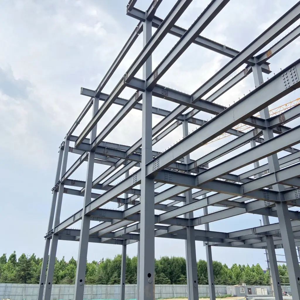 Prefabricated multi-storey steel structure building with low cost and short construction period