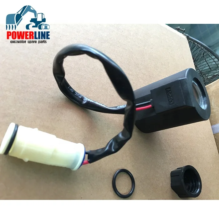 Factory price Construction machinery parts EC210 EC290 Solenoid Coil 14527267 VOE14527267  24v