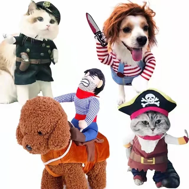 wholesale cool pet costumes for dogs Pet Clothe cosplay pirate Dog Clothes