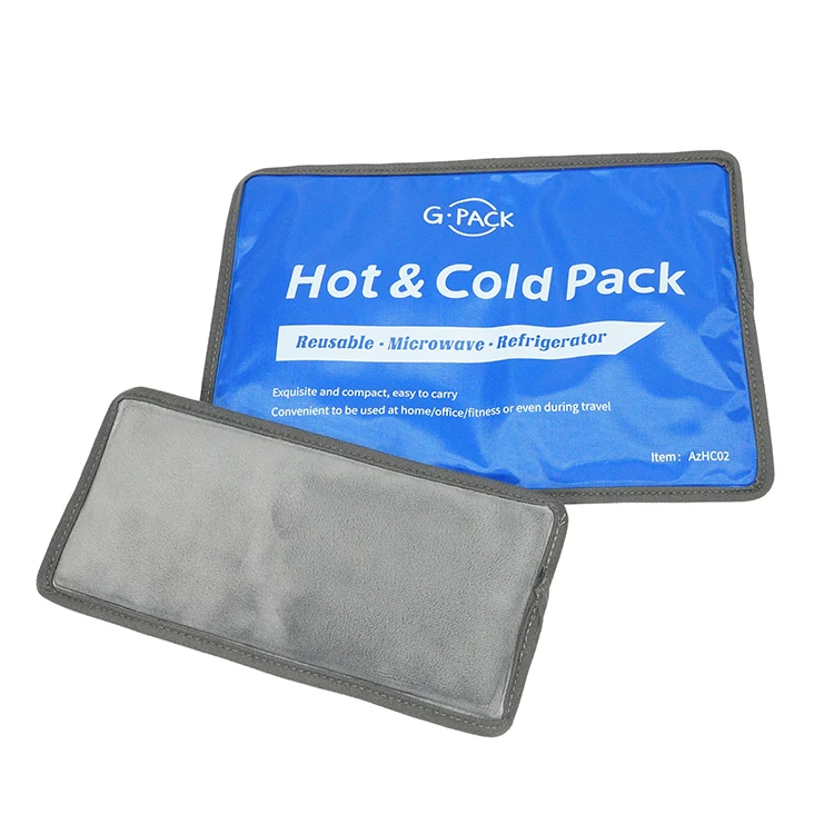 Reusable Hot Cold Compress Therapy Gel Pack Soft Ice Pack Physical Therapy  Medical Hot Cold Gel Ice Pack Wrap for Pain Relief