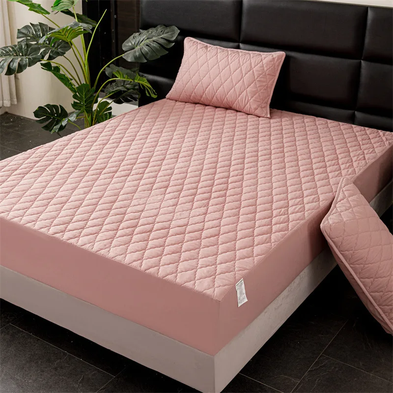 Cotton Clip Waterproof Three-Piece Bed Cover Set Nantong Home Woven Sheet and Mattress Protector for Hospital Use