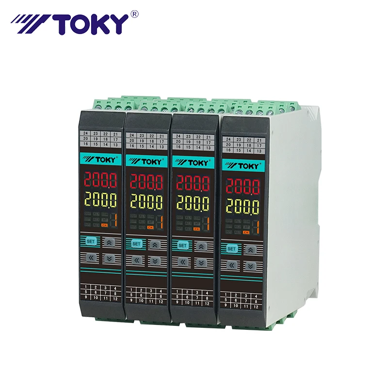 Hot Selling Industrial Control Thermostat Module Type 4 Channels Temperature Controller With Measured Display