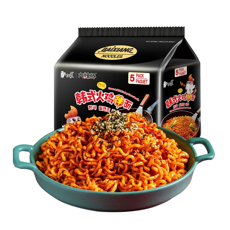 Китайская лапша хорошего качества, рамен оптом, Корейская мгновенная готовка, Китайская лапша с мгновенным вкусом, лапша быстрого приготовления