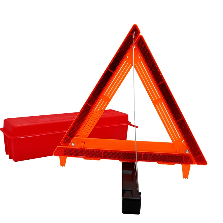 FMVSS125 standard Warning Triangle Road Safety Reflective Triangles For Vehicle
