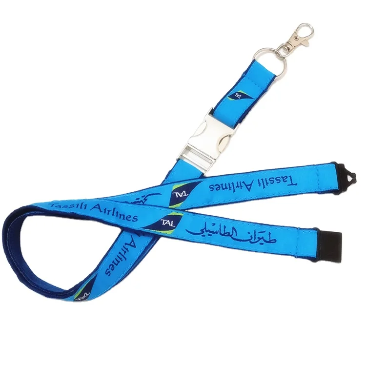 Wholesale Neck Strap Polyester Lanyard With heat transfer Printing Logo For Advertising