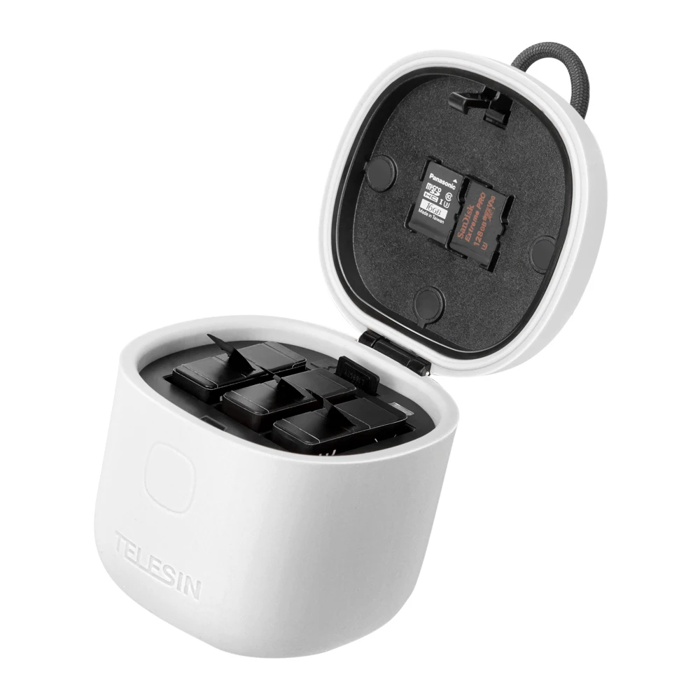  Горячая GoPro аксессуары 3-канальный блок питания с Allin коробка зарядное устройство для аккумулятора двумя компьютерами полный декодировать батарея Hero8/7