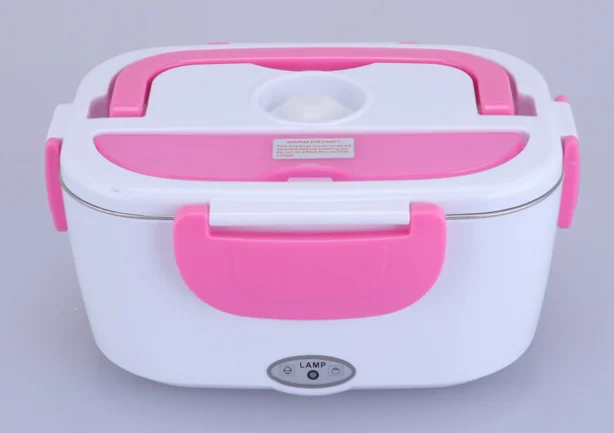
Portable Stainless Steel Heating Container Food Warmer Food Heater Electric Lunch Box for Car and Home Used 