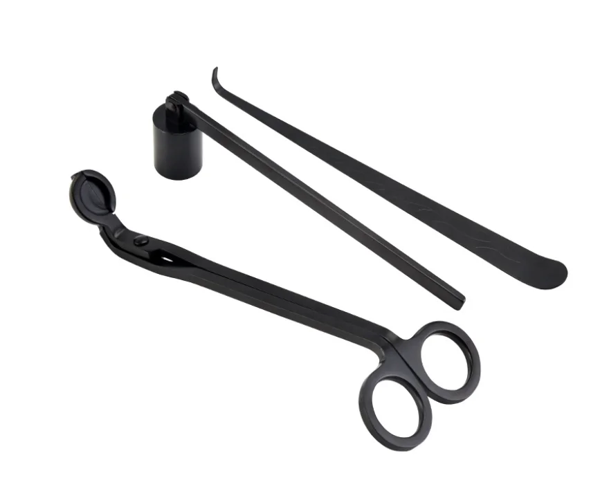 HYSTIC  Candle cutter Wholesale  Multi-color Wick Trimmer  Snuffer Candle Accessories candle Scissors Set