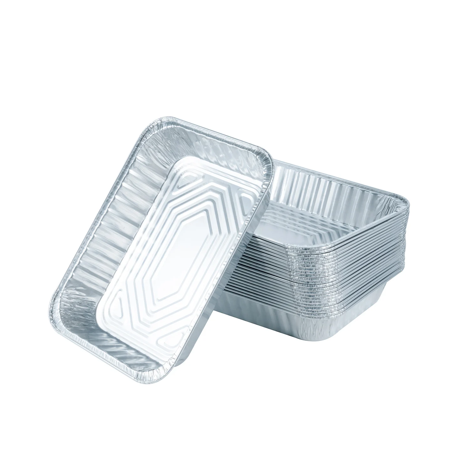 Food Grade Disposable Aluminum Foil Pan Half Size Packing Box Take-away Pan Kitchenware Baking Cake Pan