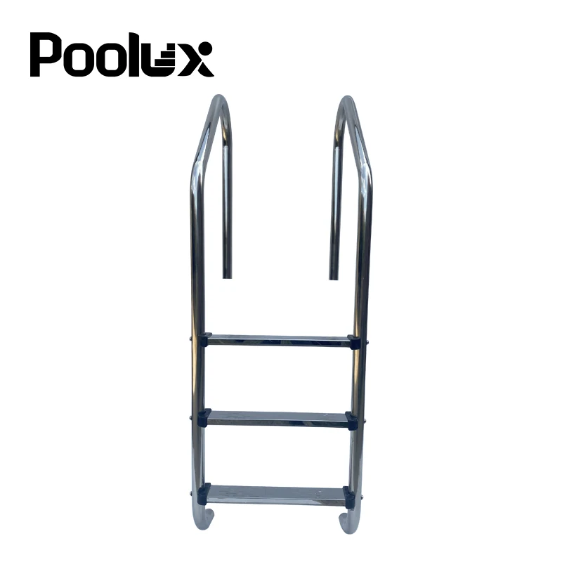 Factory Direct Sales 3 Steps Swimming Pool Ladders for Pool With Stainless Steel Pedal