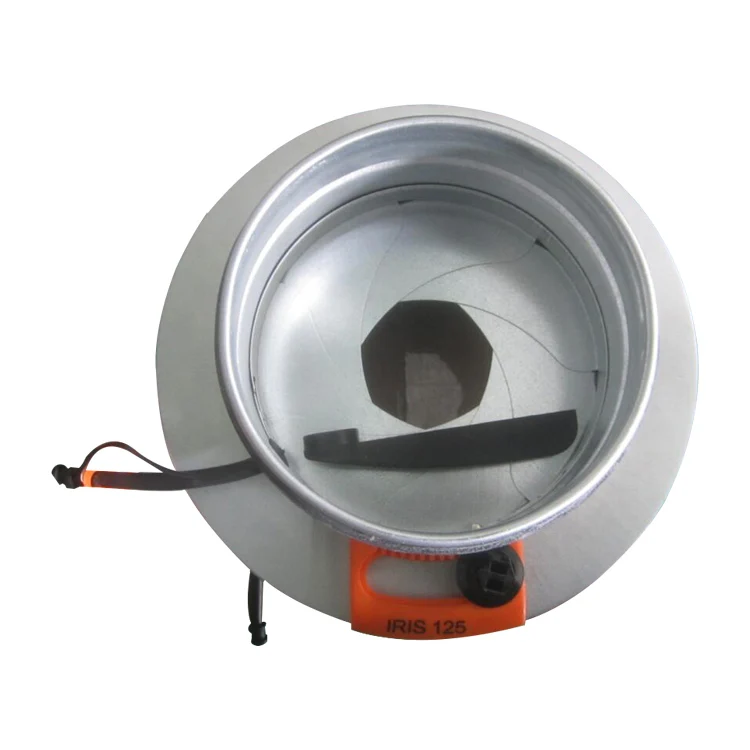 Wholesale Galvanized steel or stainless steel 316 Class C air tightness certified air volume control Iris damper