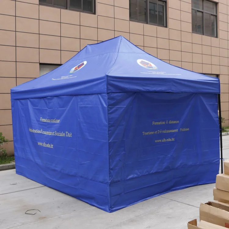  3x3 навес из Оксфордской ткани с принтом на заказ навесной шестигранный алюминиевый складной