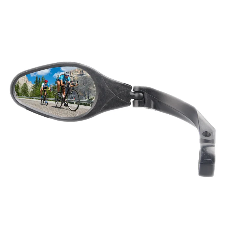 RTS Bike Rearview Mirrors Adjustable Clearer Vision Stainless Steel Mirror 360 Degree Rotatable Handlebar Mirrors for Bicycle