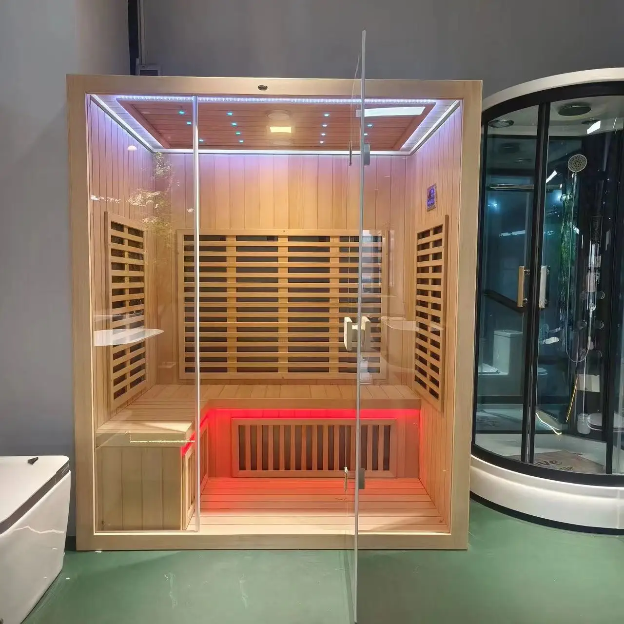 TaiZi factory outlet double outdoor infrared sauna