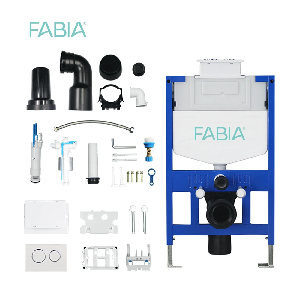 Low Height Concealed Dual Flush Cistern Built In Wall Toilet Tank Carrier System Concealed Sanitary Flush Tank